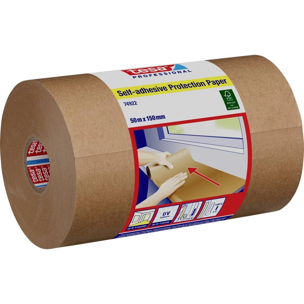 tesa 74922 74922-00000-00 mekana traka tesa® Professional semiš boja (D x Š) 50 m x 15 cm 50 m slika