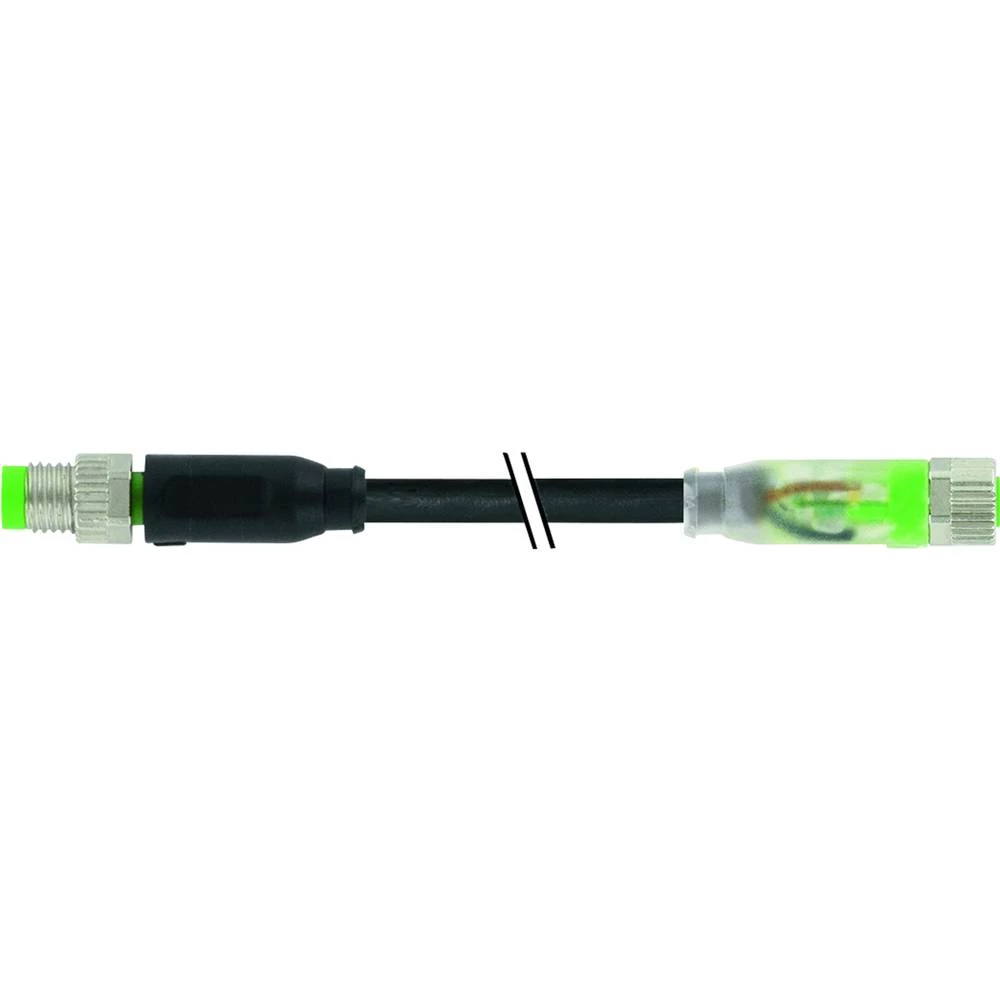 Murrelektronik 7000-88002-6300300 utični konektor za senzor/aktivator, konfekcionirani M8 x 1 ravni muški konektor, žžen slika