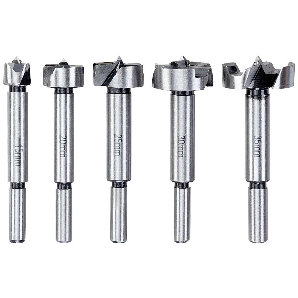 kwb 706090 Forstner set svrdla, 5 komada za drvo 15, 20, 25, 30 i 35 mm s obrađenom drškom kwb 706090 forstner svrdlo-komplet 15 mm, 20 mm, 25 mm, 30 mm, 35 mm   5 St. slika