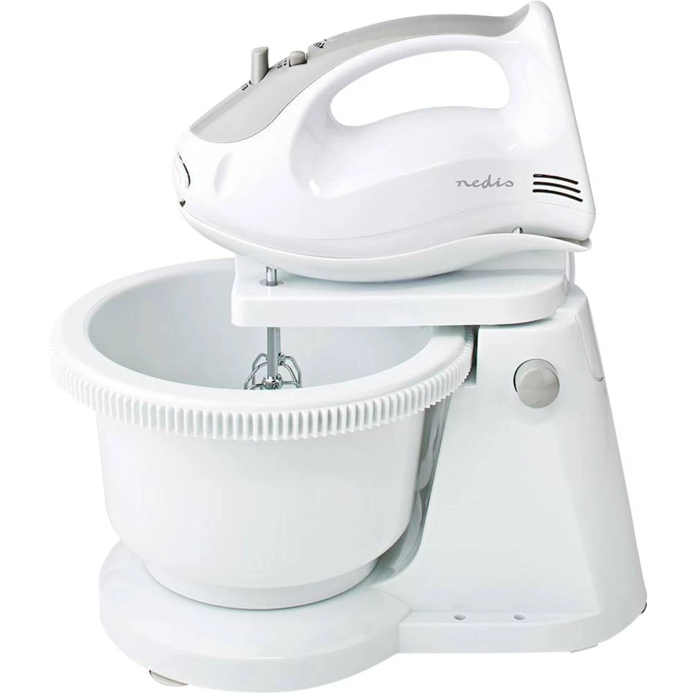 Nedis KAHM110CWT ručni mikser 200 W siva, bijela slika