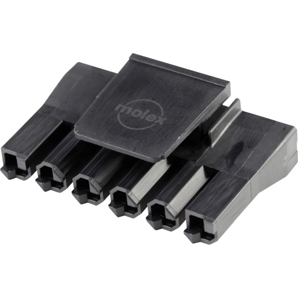 Molex kućište kabelske utičnice  Ukupan broj polova 6 Raster: 7.5 mm 1726722006 1 St. Carton Molex 1726722006 7.50mm Pitch Super Sabre Receptacle Crimp Housing, UL 94V-0, 6 Circuits slika