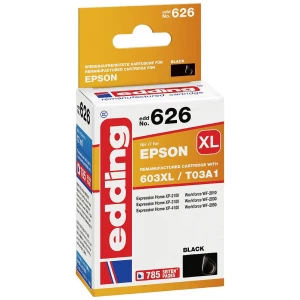 Edding patrona tinte zamijenjen Epson 603XL (T03A1) kompatibilan crn EDD-626 18-626 slika