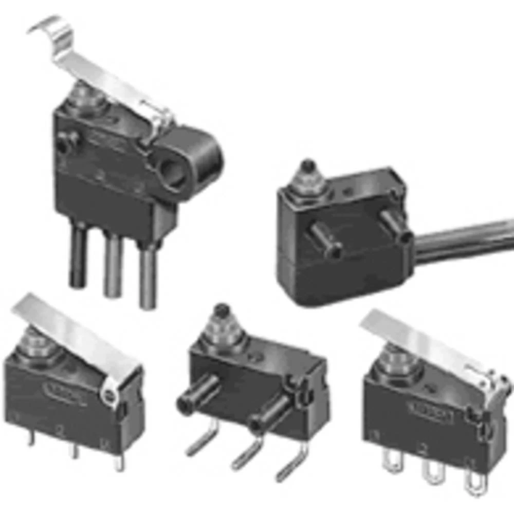 Omron D2HW-C213MR mikro prekidač  12 V/DC 2 A 1 x off/(on)   1 St. Bag slika