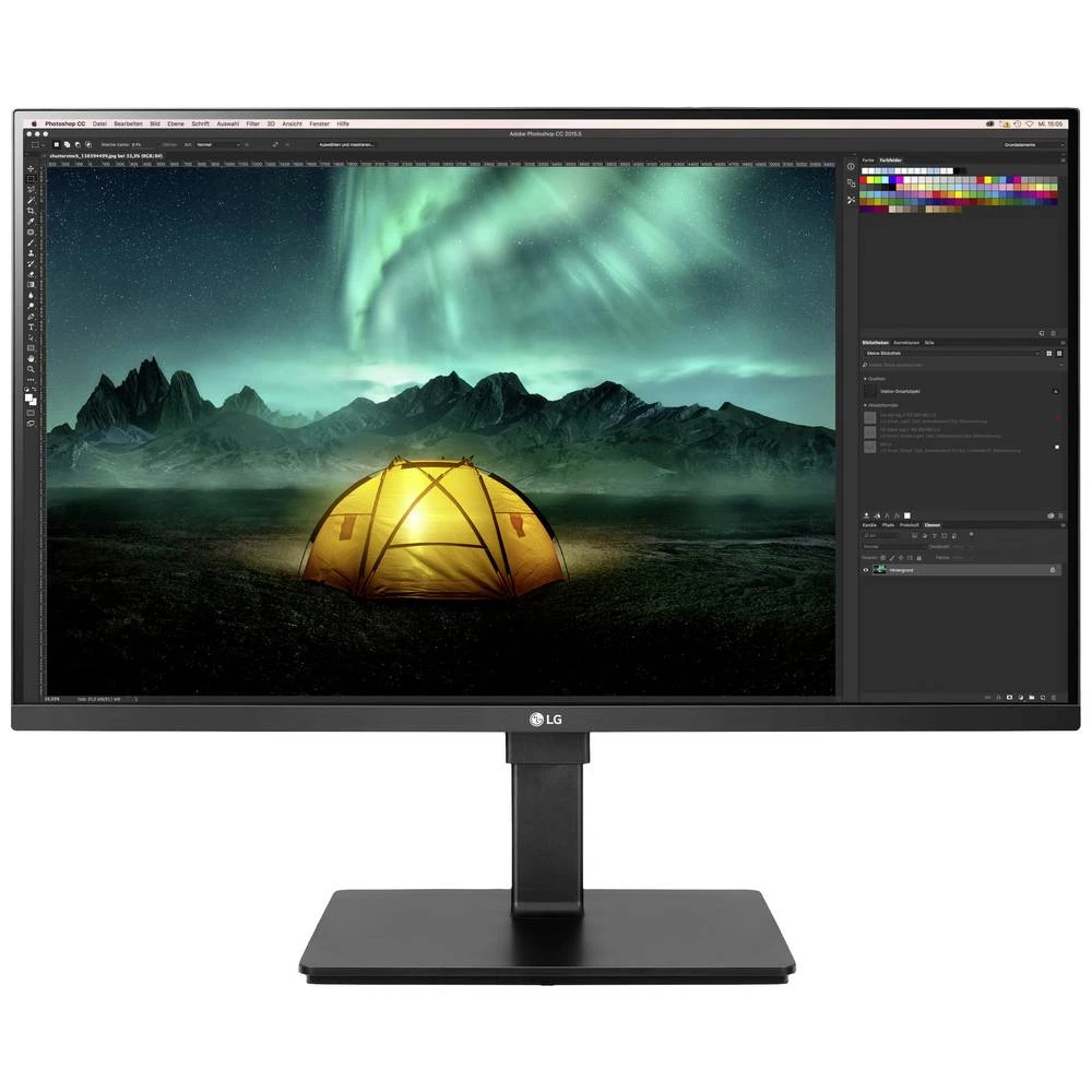 LG Electronics 32BN67U-B LED zaslon 80 cm (31.5 palac) Energetska učinkovitost 2021 G (A - G) 3840 x 2160 piksel UHD 5 ms USB, HDMI™, DisplayPort, audio line-out IPS LED slika