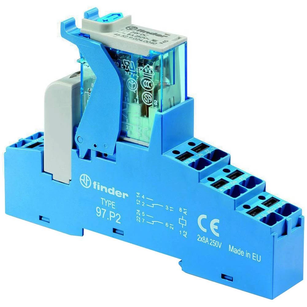 LED modul relejnog sučelja 10 ST Finder 4C.P2.9.012.0050 Nazivni napon: 12 V/DC Prebacivanje struje (maks.): 8 A 2 prebacivanje slika