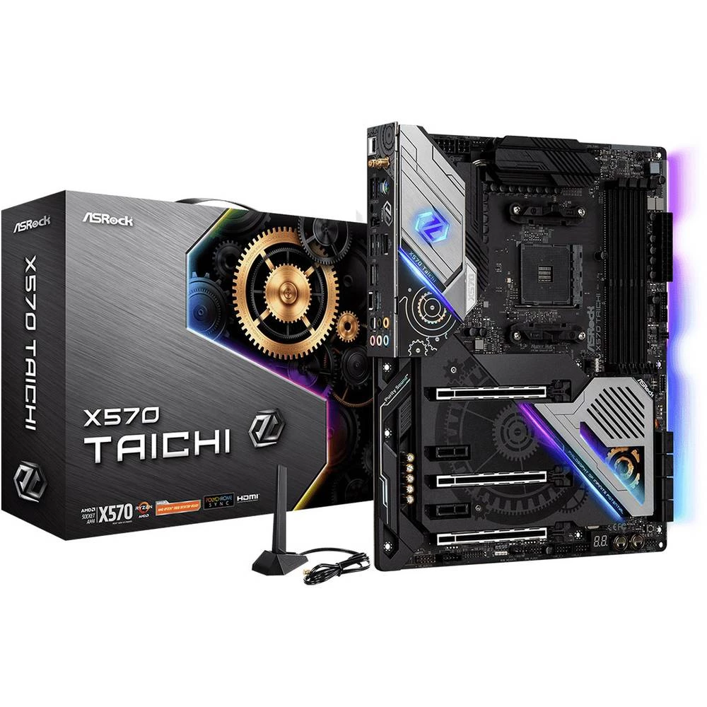 Matična ploča ASRock X570 Taichi Baza AMD AM4 Faktor oblika ATX Set čipova matične ploče AMD&reg; X570 slika