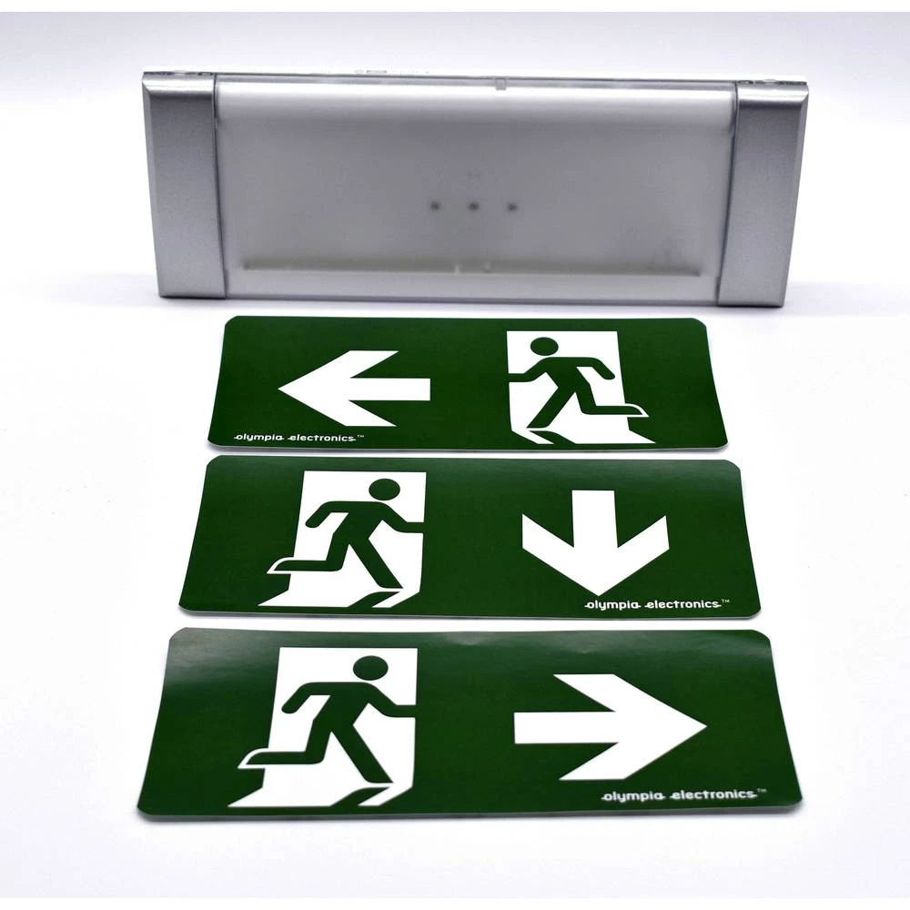 Olympia Electronics GR-2000 LED osvjetljenje za izlaz u nuždi Montaža na zid Lijevo, Desno, Prema dolje slika