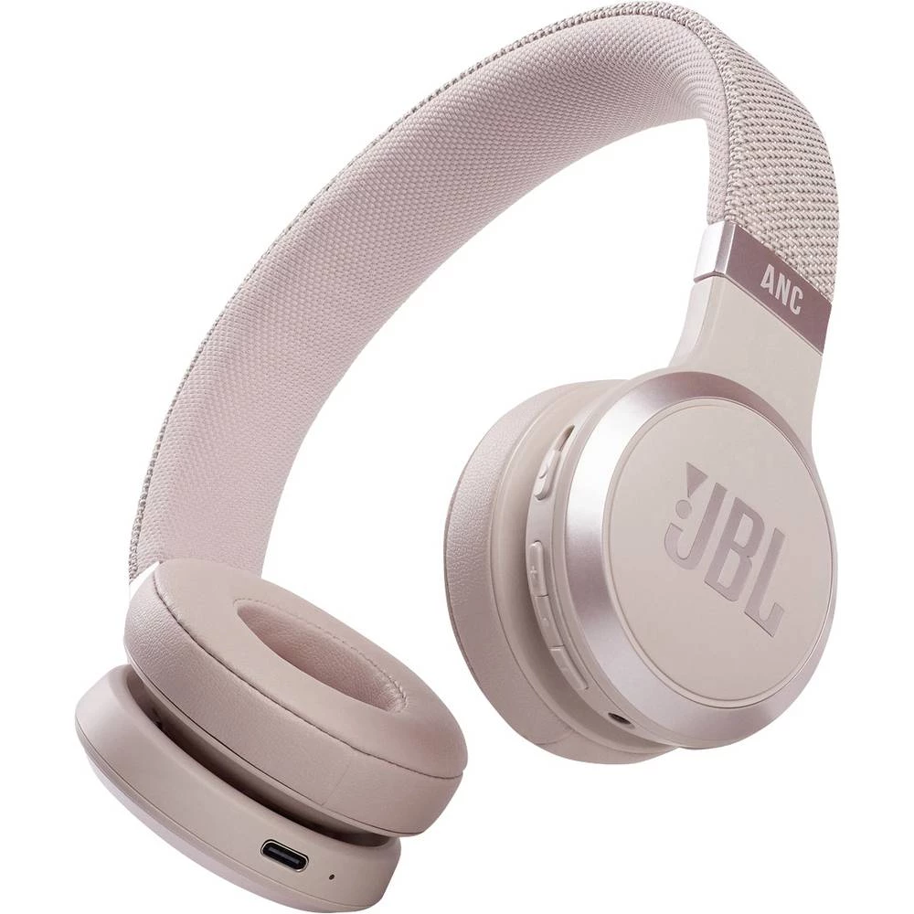 JBL Harman LIVE 460 NC Bluetooth® HiFi on ear slušalice na ušima slušalice s mikrofonom, personalizacija zvuka, kontrola slika