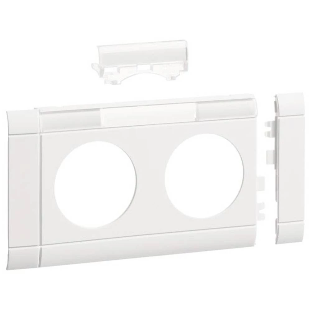 Hager GB080219016 ploča 2x utičnica hfr OT80mm može se označiti prometno bijelom Hager GB080219016 blenda   1 St. bijela slika