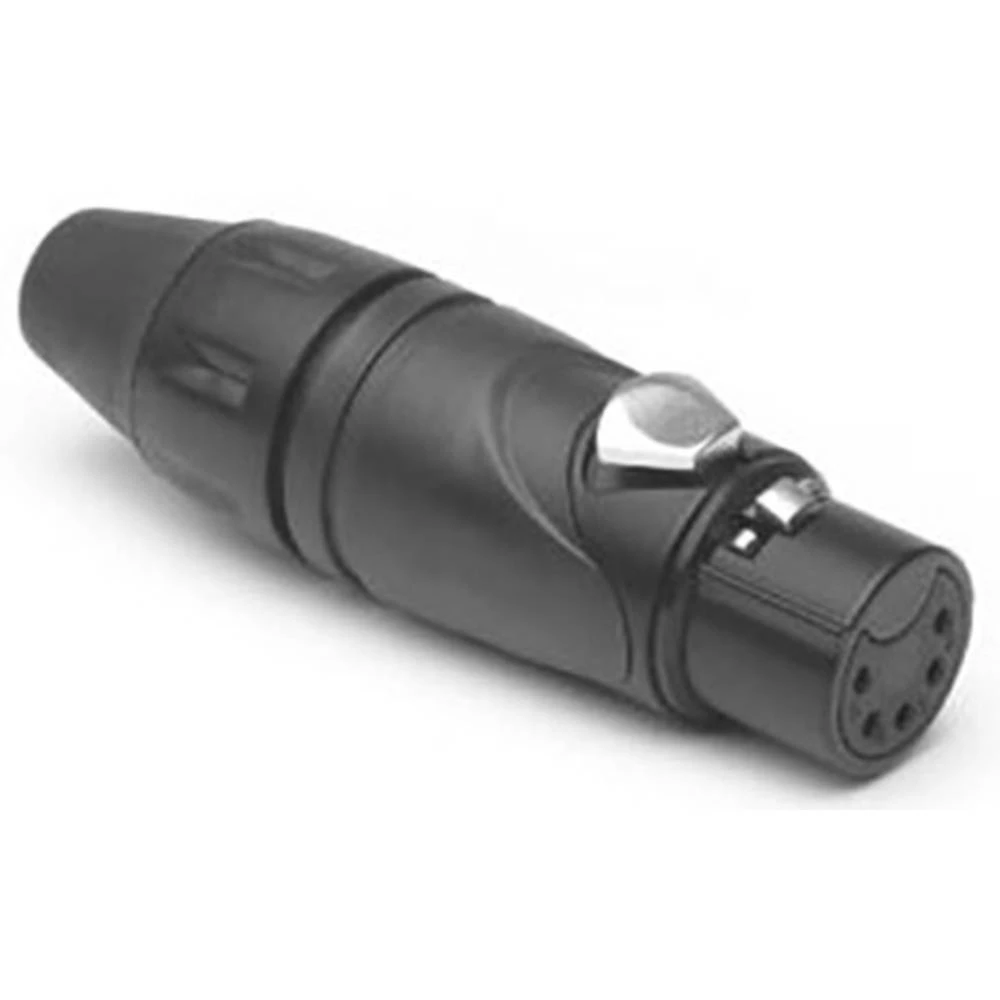 XLR utični konektor Konektor, ravni Broj polova: 5 Crna Amphenol 1 ST slika