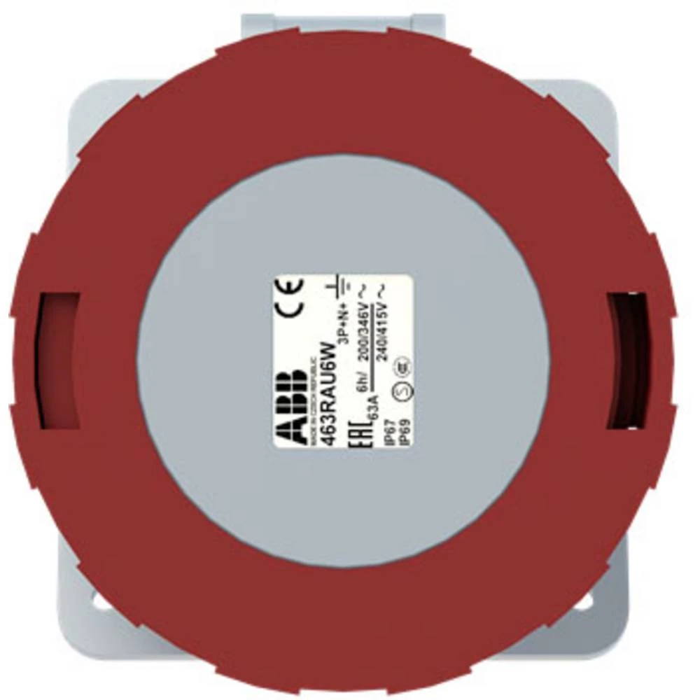 ABB 463RAU6W 2CMA167464R1000 CEE utičnica za površinsku montažu 63 mA 5-polni 200 V 1 St. slika