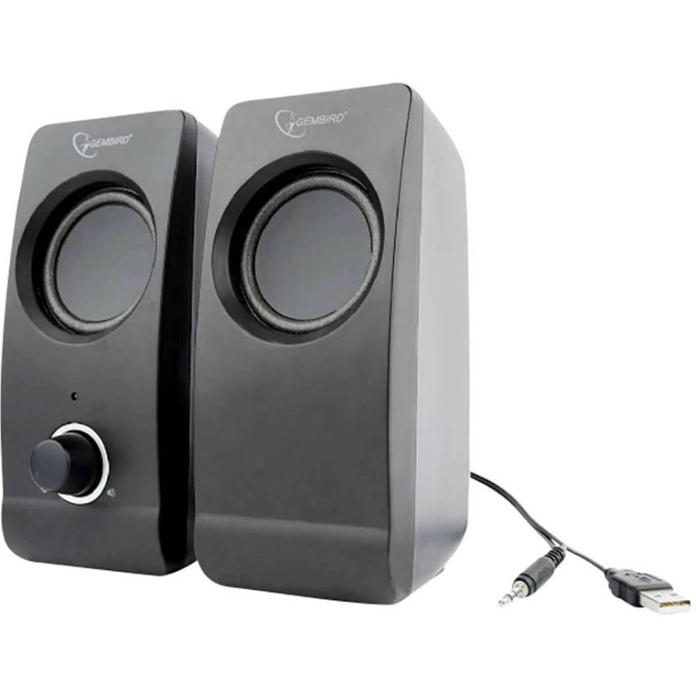 2.0 PC zvučnik Žičani Gembird SPK-DU-01 6 W Crna slika