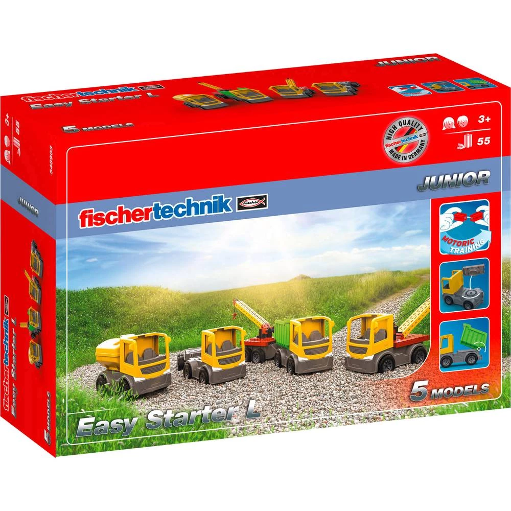 Komplet za sastavljanje fischertechnik JUNIOR Easy Starter L 548903 Iznad 3 godine slika