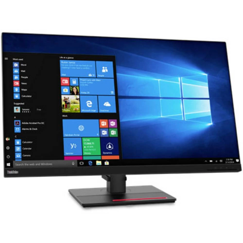     Lenovo    ThinkVision T32h-20    LCD zaslon    81.3 cm (32 palac) Energetska učinkovitost 2021 E (A - G);2560 x 1440 pikselQHD4 msDisplayPort, HDMI™, USB 3.2 (gen. 1)IPS LCD slika