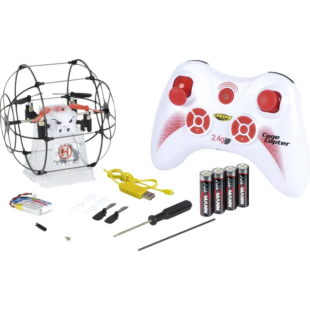 Carson RC Sport X4 Cage Copter Kvadrokopter RtF Za početnike slika