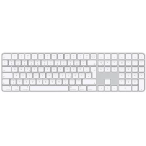 Apple Magic Keyboard mit Touch ID und Ziffernblock Bluetooth® tipkovnica bijela ponovo punjiv slika