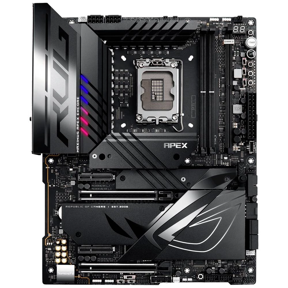 Asus ROG MAXIMUS Z790 APEX ENCORE matična ploča Baza Intel® 1700 Faktor oblika (detalji) ATX Set čipova matične ploče In slika