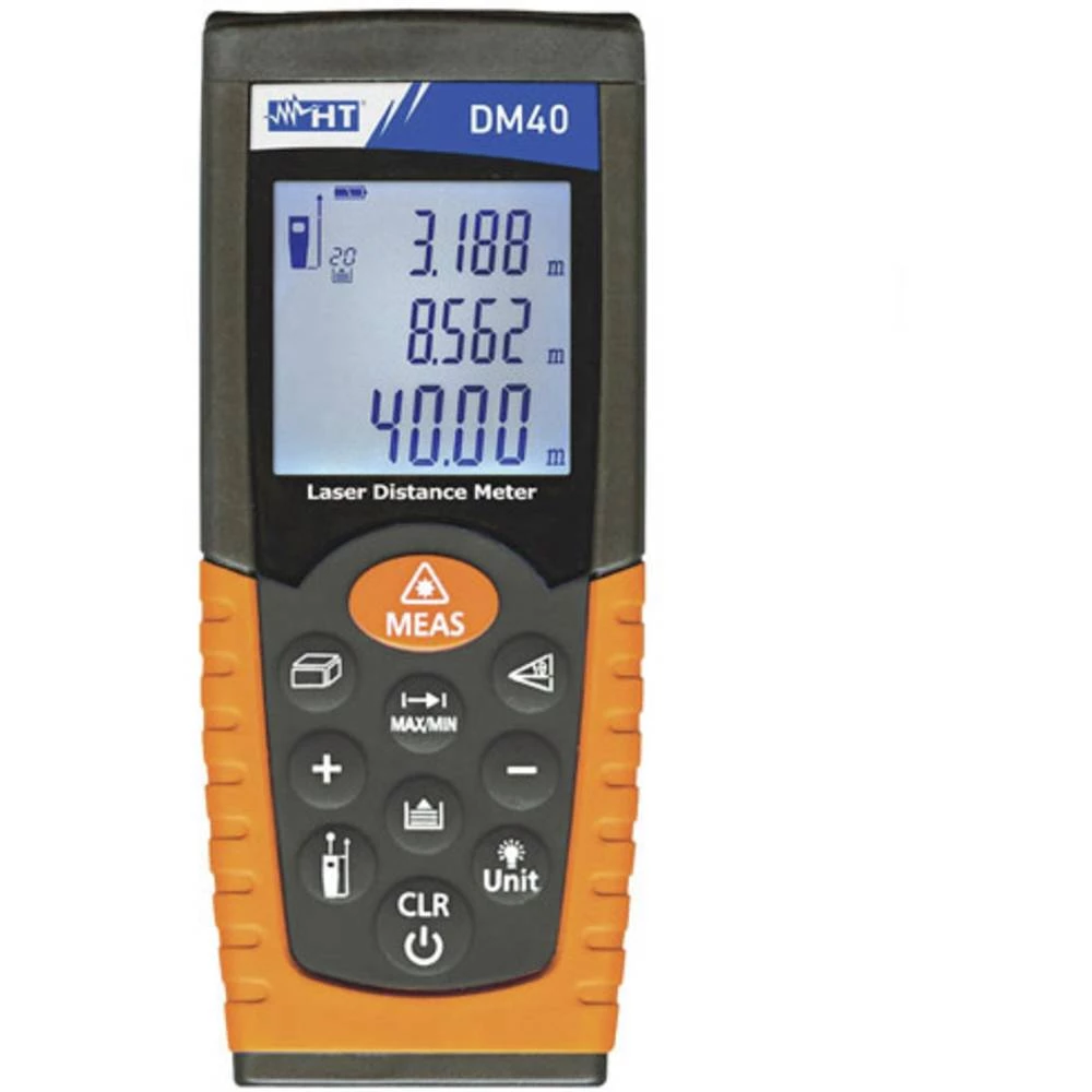 HT Instruments DM40 Laserski daljinomjer Kalibriran po ISO Mjerno područje (maks.) 40 m slika