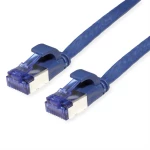 Value 21992151 RJ45 mrežni kabel, Patch kabel CAT 6a F/UTP 1.00 m plava boja 1 St.