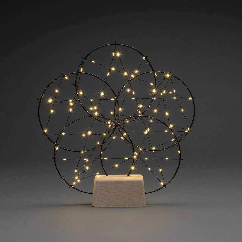 Konstsmide 1784-787 LED krajolik nosač od žice jantar LED crna Energetska učink slika