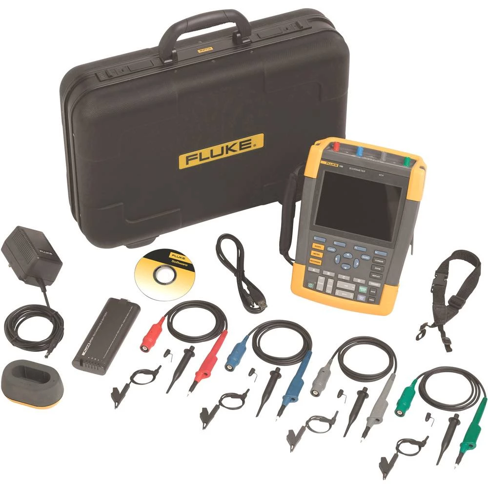 Ručni osciloskop (Scope-Meter) Fluke 190-504/EU/S 500 MHz 4-kanalni 1.25 GSa/s 10 kpts 8 Bit Digitalni osciloskop s memorijom (O slika