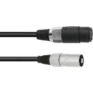 Omnitronic 30225590 XLR adapter cable [1x ženski konektor za zvučnike - 1x XLR utikač 3-polni] 1.00 m crna slika