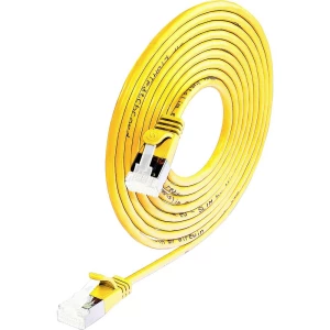 Wirewin RJ45 9120046981253 mrežni kabeli, patch kabeli cat 6a S/STP 2.00 m žuta slika