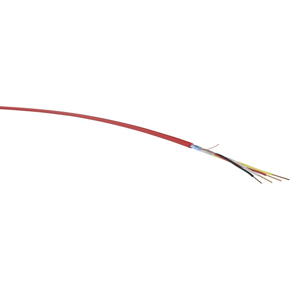 VER JHSTH 4x2x0,8rt Eca T500 podatkovni kabel JHSTH 4 x 2 x 0.8 mm² crvena 500 m slika