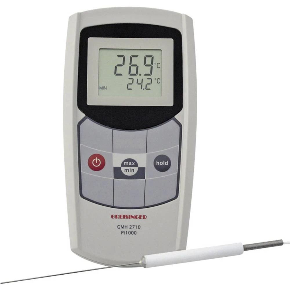 Mjerač temperature Greisinger GMH 2710-G -199.9 Do +250 °C Tip tipala Pt1000 Kalibriran po: ISO slika