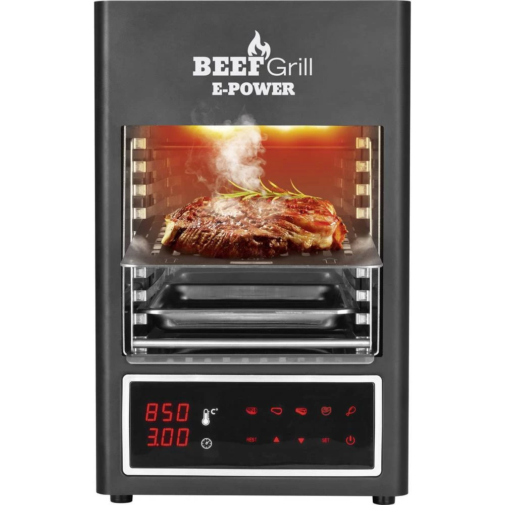 Odrezak Električni roštilj GourmetMaxx 8681 Crna slika