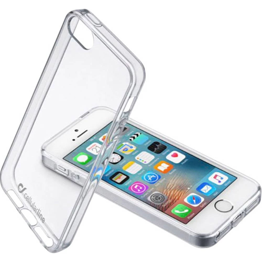 Cellularline Clear Duo Stražnji poklopac za mobilni telefon iPhone 5, iPhone 5S, iPhone SE Prozirna slika