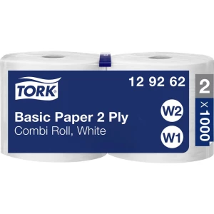 TORK Standardne papirnate maramice, bijela kombinirana rola W1 / 2 129262 slika
