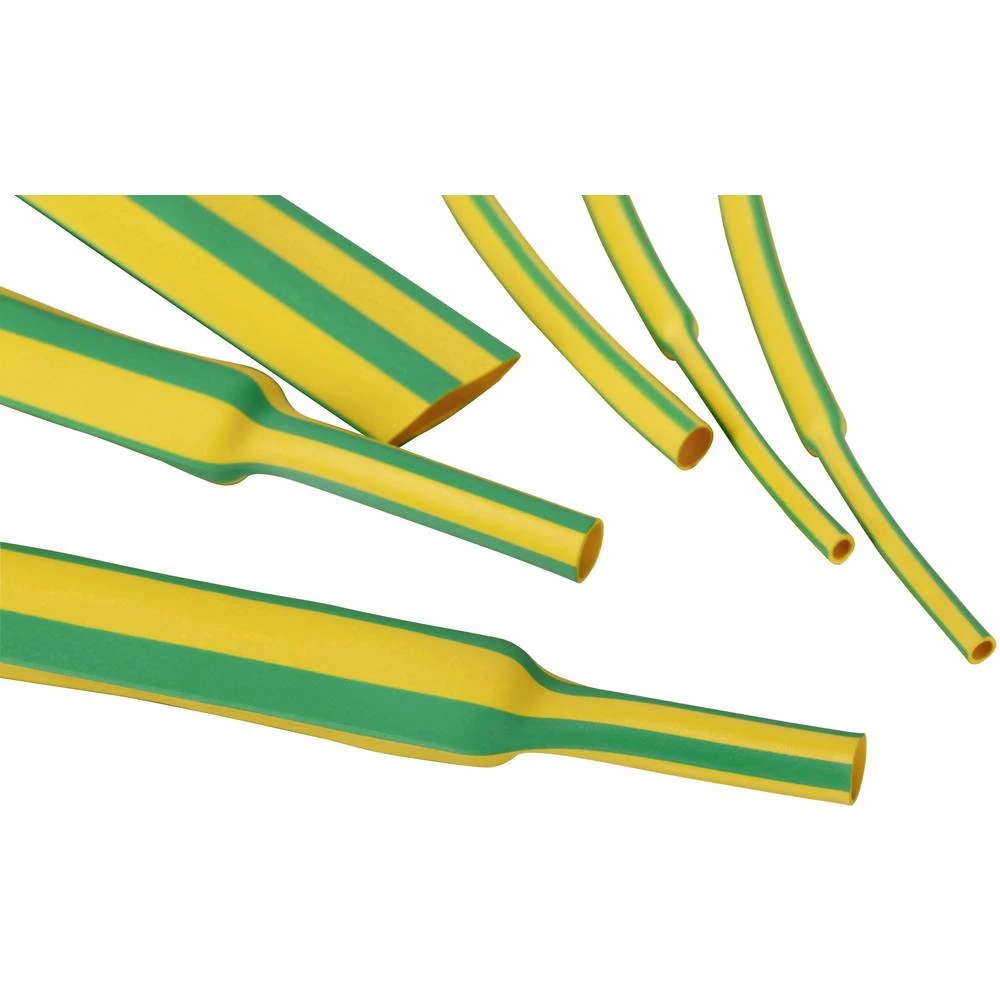 Hongshang H-2F(Y/G) Box95-48mm Skupljajuća cijev bez ljepila Zeleno-žuta 6.40 mm Stopa skupljanja:2:1 7.50 m slika