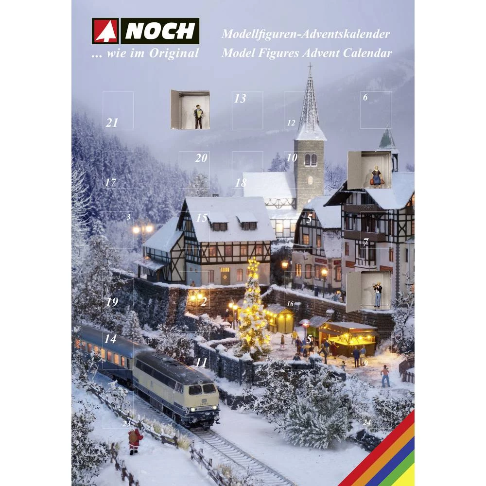 Brojke adventski kalendar slika