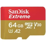 SanDisk Extreme microsdxc kartica 64 GB Class 10 UHS-I otporan na udarce, vodootporan