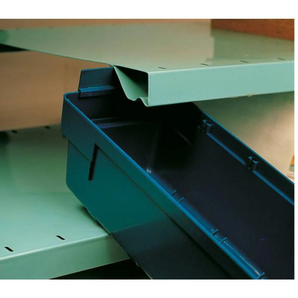 Kutije za police Pogodna za hranu (Š x V x d) 90 x 95 x 400 mm Crvena 520201 40 ST slika