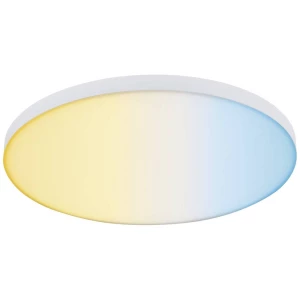 LED ploča Smart Home Zigbee Velora okrugla 400 mm podesiva bijela bijela s mogućnošću zatamnjivanja Paulmann Velora 79895 LED stropna svjetiljka   22 W toplo bijela do hladno bijela bijela slika
