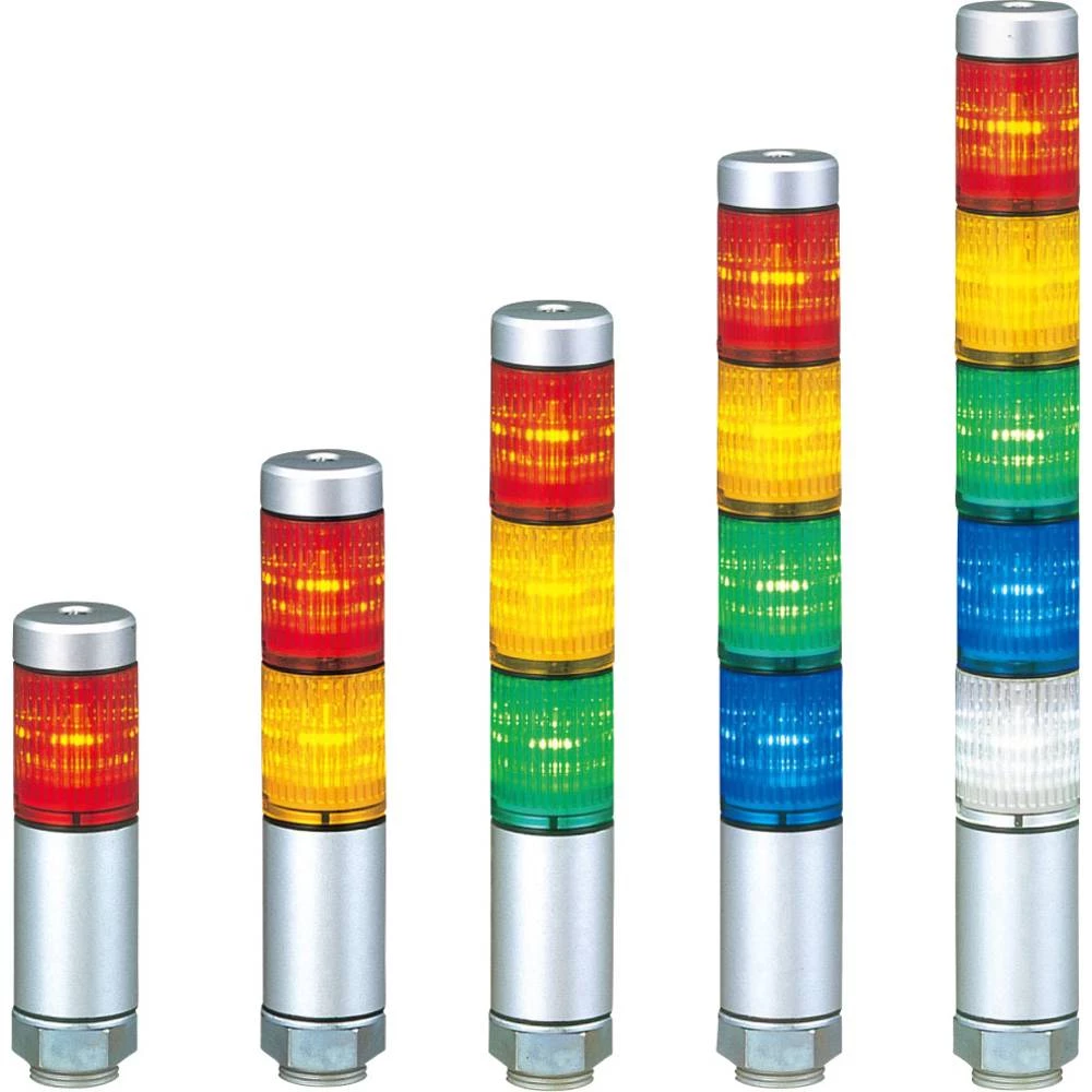 LED signalni stup MPS-302-RYG+FB146 Patlite sa 3 m kabla - kratko kućište slika