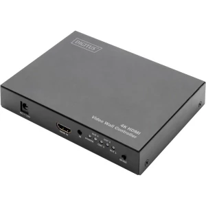 Digitus DS-43309 2+2 ulaza HDMI prekidač podržava Ultra HD, pojedinačno prebacivanje, sa daljinskim upravljačem 3840 x 2 slika