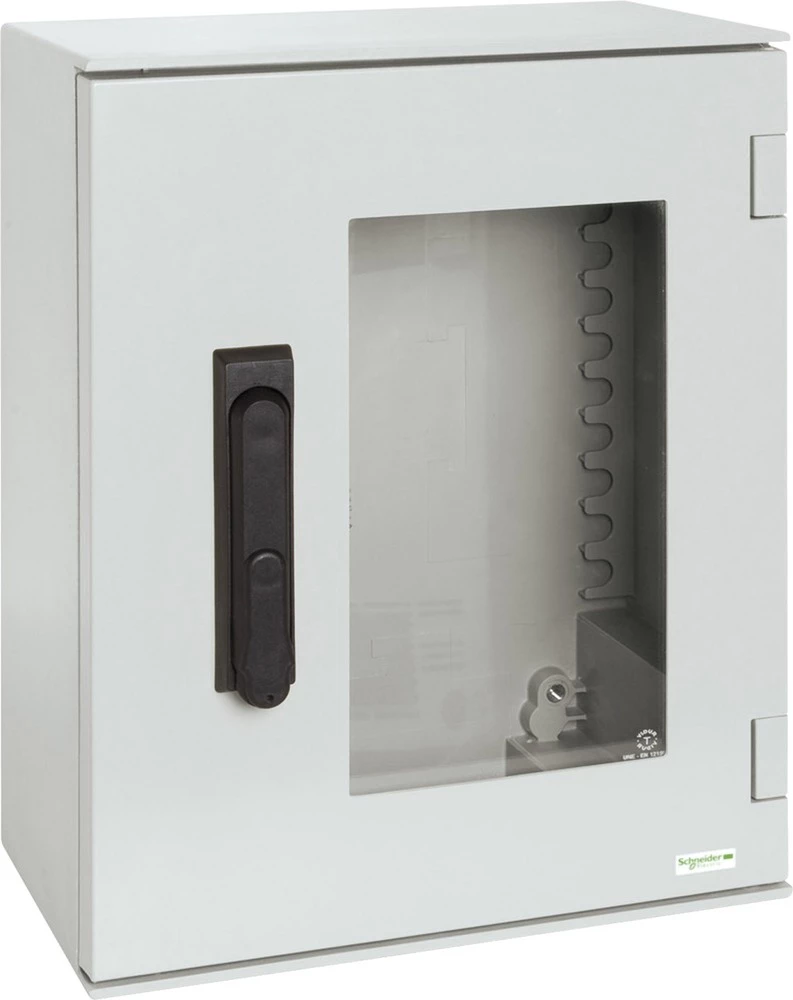 Zidni ormar 536 x 747 x 300 Poliester Siva (RAL 7035) Schneider Electric NSYPLM75TVG 1 ST slika