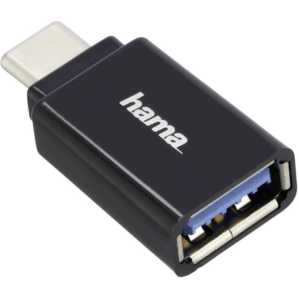 USB 3.1 (Gen 1) Adapter [1x Muški konektor USB-C&trade; - 1x Ženski konektor USB 3.0 tipa A] Crna Hama slika