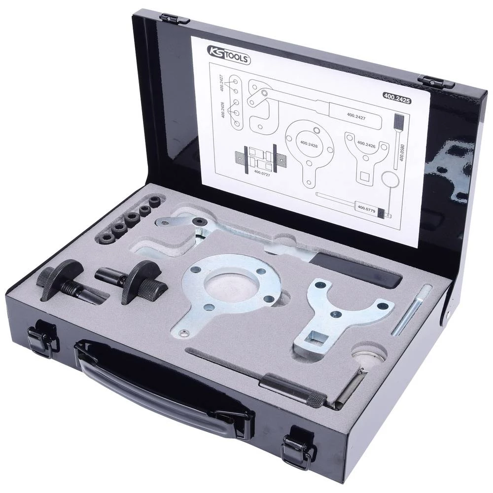 KS Tools 4002425 Set alata za mjerenje vremena motora za Fiat / Ford / Opel / Suzuki, 12 kom slika