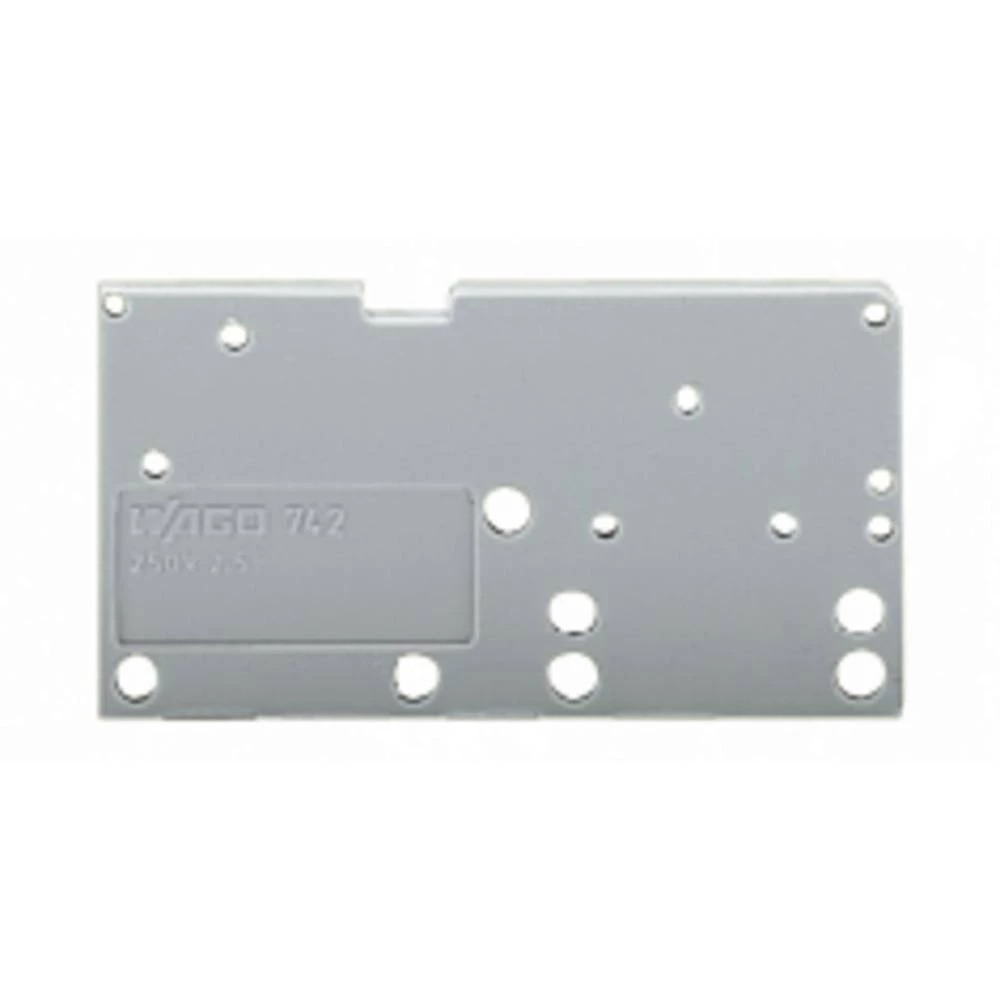 Krajna ploča sive boje WAGO 742-150 Sadržaj: 300 komada slika