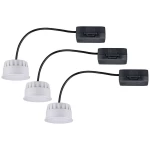 LED modul ugradne svjetiljke 3-Step-Dim Choose Coin set od 3 okrugla 50mm Coin 3x6W 3x470lm 230V 2700K saten Paulmann  LED ugradno svjetlo za kupaonicu   Energetska učinkovitost 2021: G (A - G) LED...