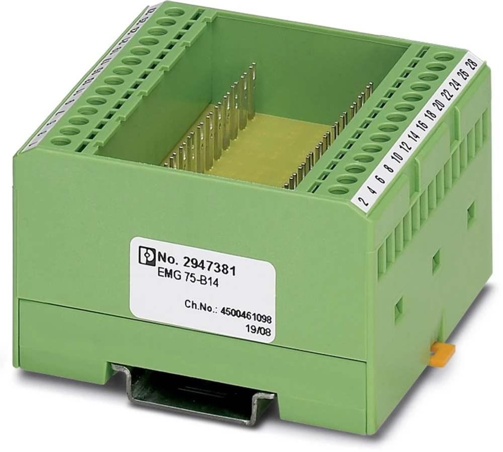 Kućište za DIN-letvu, umjetna masa Phoenix Contact EMG 75-B14 2 kom. slika