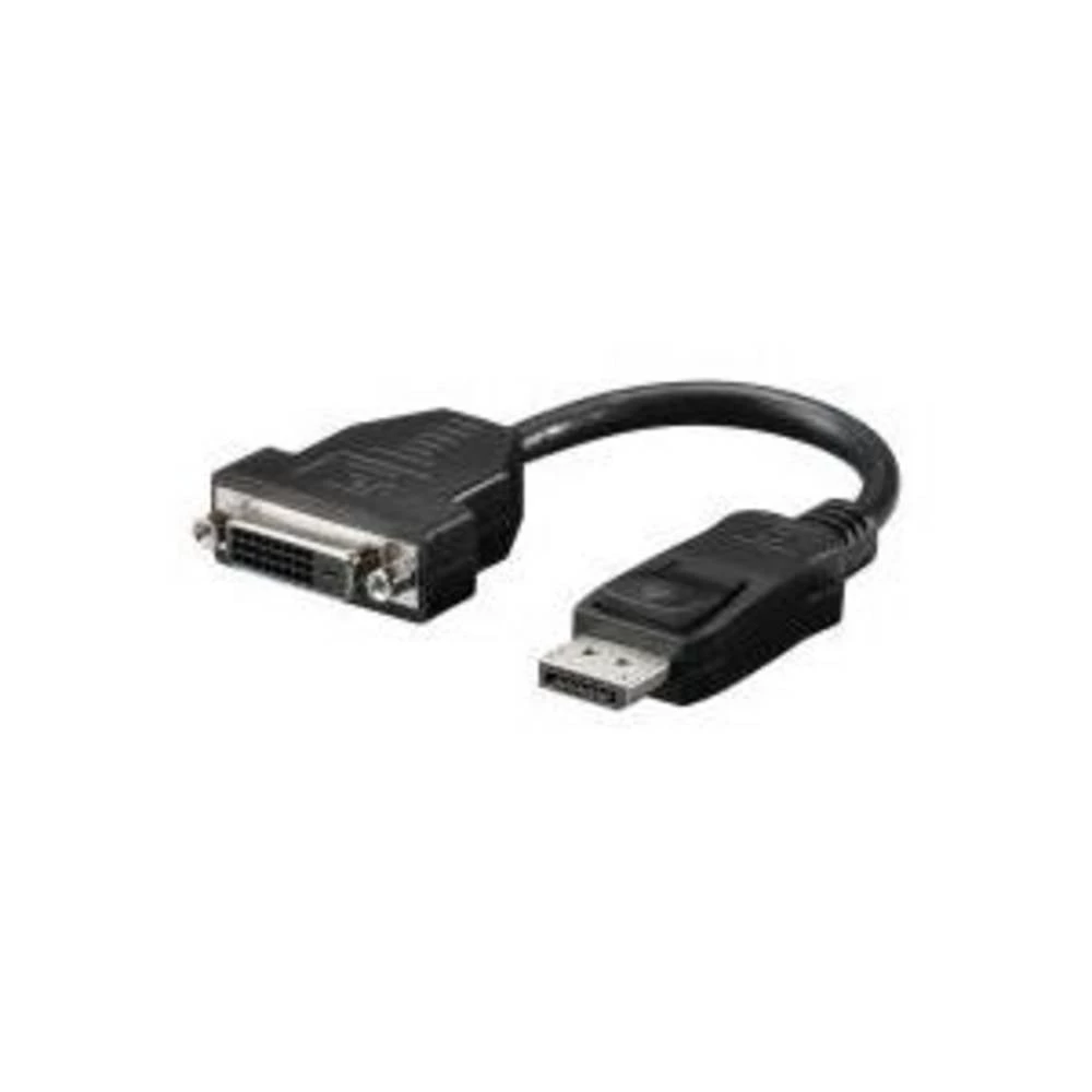Goobay DisplayPort adapter DisplayPort utikač 0.15 m crna 69873 otporan na blato DisplayPort kabel slika
