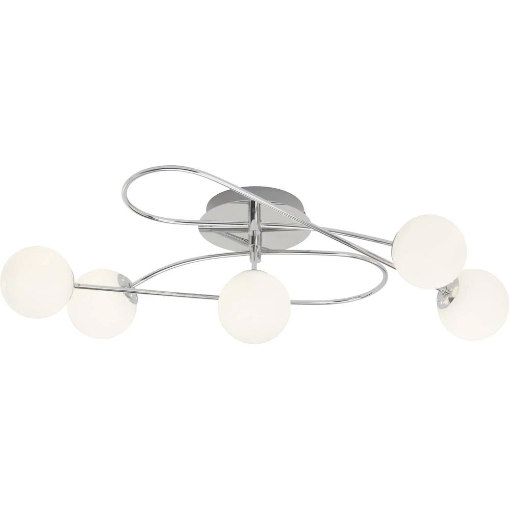 Brilliant Mirella G39695/75 LED stropna svjetiljka 15 W Toplo-bijela Krom boja, Bijela slika