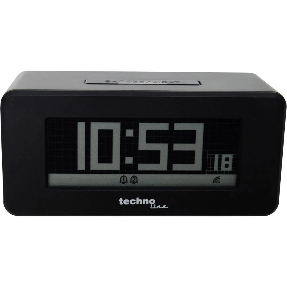 Techno Line WT295 Radijski Budilica Crna Vrijeme alarma 2 slika