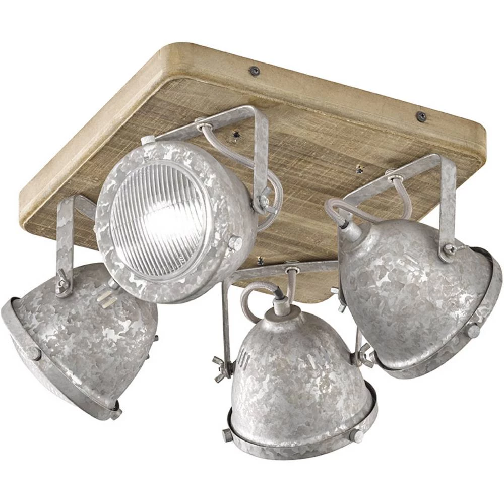 Fischer & Honsel 20277 Old stropna svjetiljka GU10 cink, drvo slika