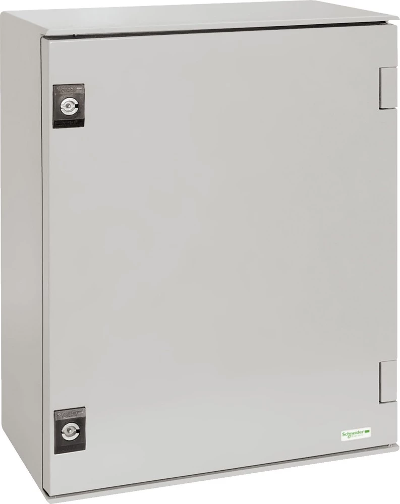 Zidni ormar 852 x 1056 x 350 Poliester Siva (RAL 7035) Schneider Electric NSYPLM108G 1 ST slika